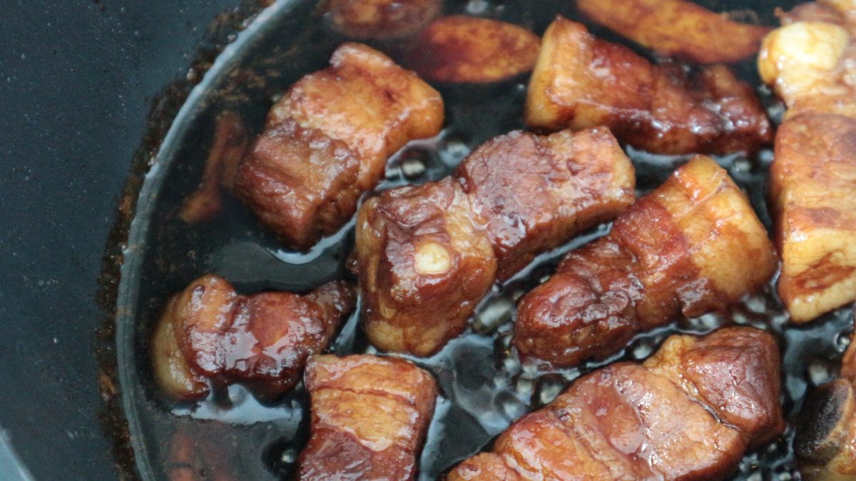 Braised Pork Belly in Sweet Vinegar Sauce (Updated) 鎮江糖醋五花腩 namethedish